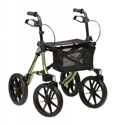 Dietz TAiMA XC Outdoor-Rollator mit PU-Bereifung - Behinderten-Bedarf – Der Dietz TAiMA XC Rollator bietet optimale Geländetauglichkeit mit pannensicheren PU-Reifen und anpassbaren Handgriffen für höchsten Komfort.