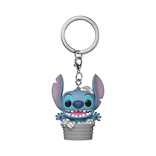 Funko Pop! Keychain: Disney - Stitch - Olympia - Lilo and Stitch - Neuartiger Schlüsselanhänger - Vinyl-Minifigur Zum Sammeln - Strumpffüller - Geschenkidee - Offizielle Handelswaren - Movies Fans