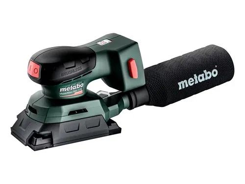 METABO Akku-Sander PowerMaxx SRA 12 BL Set - Schleifmaschine mit 80 x 133mm und 100 x 150mm Schleifplatte, ideal für präzises Schleifen und bequemes Arbeiten ohne Kabel.