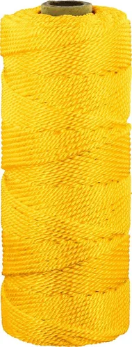 Leucht Maurerschnur 2,2mm x 100m gelb-fluoreszierend