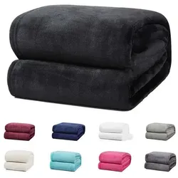 Wohndecke Luxury Kuscheldecke 150x200 cm – super weiche Fleece-Tagesdecke von Buymax