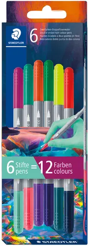 STAEDTLER Doppelfasermaler Edition 1 6er Kartonetui