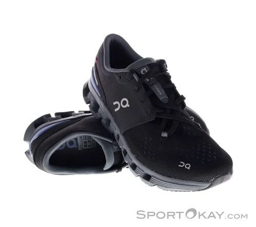 On Cloud X 4 Herren Laufschuhe - Schwarz - Größe 10,5 - Hochwertige Laufschuhe für Herren, bieten optimalen Komfort und Dämpfung für jedes Training, ideal für Läufer.