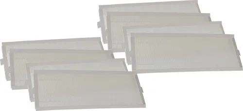 vhbw Filterset Ersatz für Zehnder 400502013 für Lüftungsgerät - Luftfilter G4 / F7 (8 Stück), 50 x 16 x 2 cm, Weiß