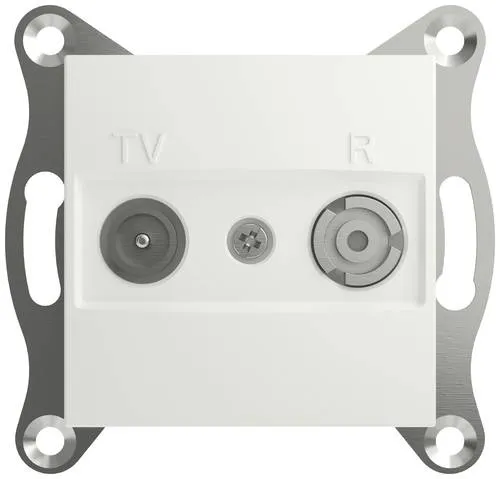 Schneider Electric TV-, Radio-Enddose Asfora Weiß (RAL 9003) EPH3300721D 1St.
