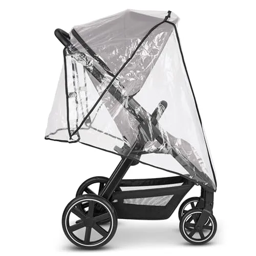 ABC Design Regenschutz für Buggy & Kombikinderwagen - Regen- & Windschutz für Kinderwagen, ideal bei jedem Wetter mit praktischem Zipper für einfaches Ein- und Aussteigen. Hochwertige PEVA Folie sorgt für Belüftung und Schadstoffarmut.