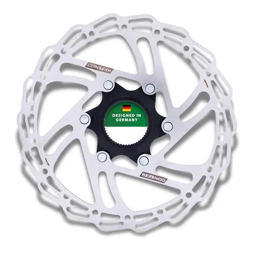 CONTEC Fahrrad-Bremsscheibe CDR-CLE 203 mm - Bremsscheiben für MTB, BMX und E-Bikes, hitzebeständig und langlebig, sorgt für zuverlässige Bremskraft und hohe Kontrolle bei intensiver Nutzung.