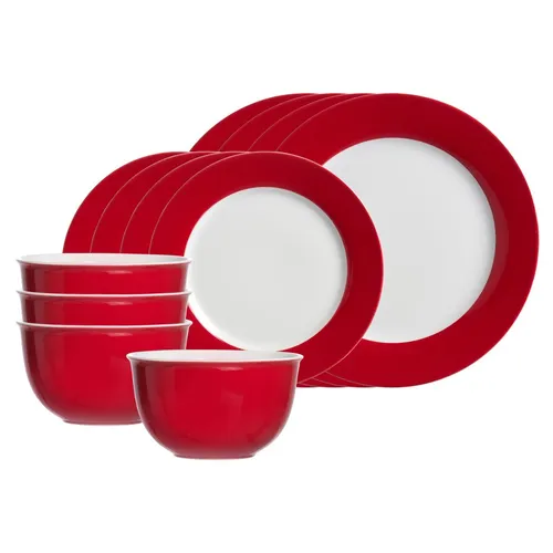 Ritzenhoff & Breker DOPPIO Basic-Set 12-teilig in rot von Ritzenhoff & Breker
