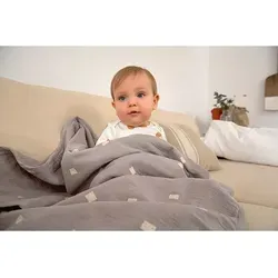 Lässig Decke in Taupe - (L)100 x (B)75 cm in braun von LÄSSIG