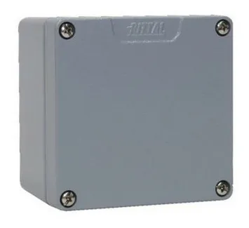 Rittal GA 9108.210 Aluminiumguss Gehäuse - Robustes Aluminiumguss-Gehäuse, IP66 Schutzart, ideal für Wandmontage und den Einsatz in anspruchsvollen Umgebungen.