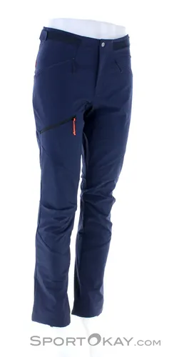 Mammut Taiss Pant Herren Softshellhose, marineblau, Größe 56 - Wanderhosen aus robustem Softshell-Doppelgewebe, wind- und wasserabweisend, ideal für Alpinklettern und Bergsteigen mit hoher Bewegungsfreiheit.