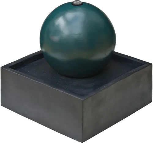 AcquaArte Gartenbrunnen STENI – Wasserspiel mit LED Kugel