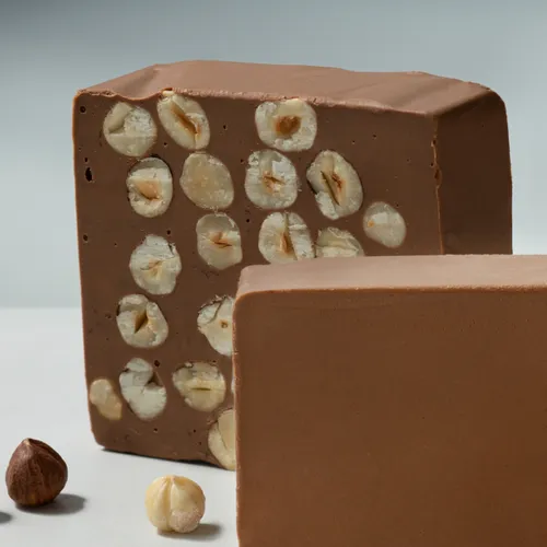 1kg Lubeca Nussnougat mit ganzen Nüssen Haselnussnougat