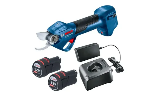 Bosch Pro Pruner Professional Akku Astschere 12 V mit 2 Akkus