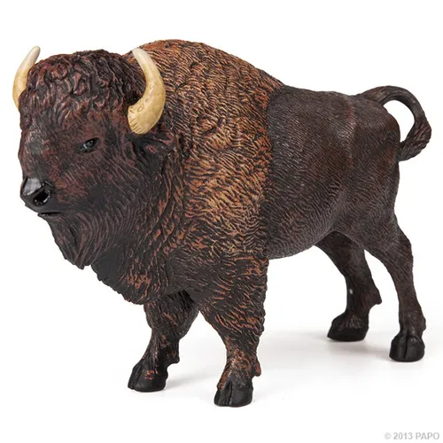 Papo 50119 Amerikanischer Bison 16 cm Wildtiere