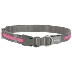 Beleuchtetes Halsband KERBL Light & Reflex, 35 - 50 cm x 20 mm, rosa