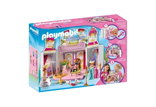 PLAYMOBIL® 4898 Prinzessinnenschloss Aufklapp Königsschloss NEU - Traumschloss für kreative Rollenspiele, mit aufklappbarem Design für einfachen Zugang und viel Platz zum Spielen.