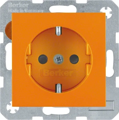 Steckdosen Orange von Berker