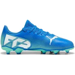 PUMA FUTURE 7 PLAY FG/AG Jr HYPERLINK BLUE-MINT-PUMA WHITE in blau von PUMA