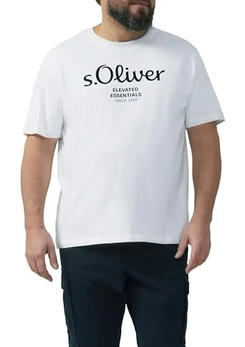 s.Oliver Baumwoll-T-Shirt mit Logo-Print