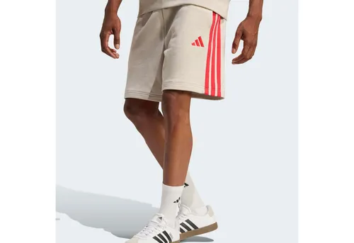 adidas Herren Essential Three Stripes Shorts in grau von adidas Sportswear