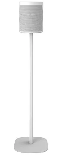 Cavus Lautsprecher Bodenständer für Yamaha MusicCast20 - CSY20W - Single White - Lautsprecherständer mit idealer Höhe von 790 mm für perfektes Hören. Kabelmanagement und verstellbare Füße sorgen für Stabilität und sauberen Look.