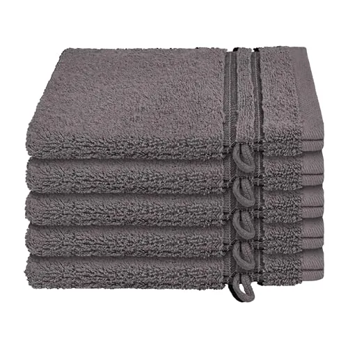 Schiesser Waschhandschuhset Milano in grau von Schiesser