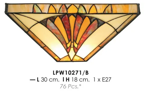 Casa Padrino Tiffany Wandleuchte Ø 30 x H. 18 cm