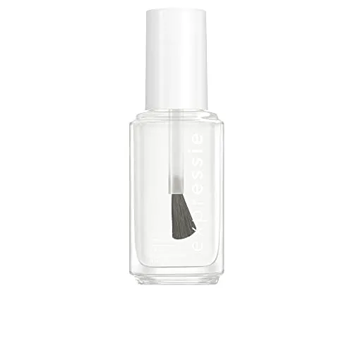 Essie Schnelltrocknender Nagellack „expressie“, Nr. 390 always transparent, Klar, Vegane Formel, 10 ml