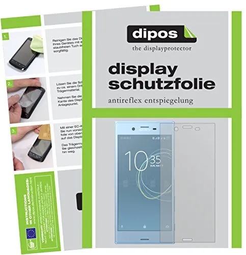 dipos I 6X Schutzfolie matt kompatibel mit Sony Xperia XZs Folie Displayschutzfolie
