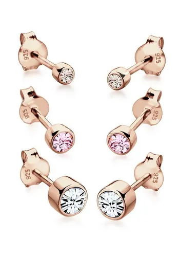 Elli Ohrring-Set mit Swarovski® Kristallen, 6 tlg von Elli