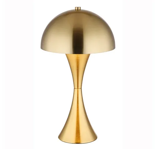 GLOBO LIGHTING LED Tischleuchte, Warmweiß, 36,1 cm - Nachttischleuchte aus mattem Metall mit minimalistischen Design, inklusive energieeffizientem Leuchtmittel und einfachem Wippschalter für komfortable Bedienung.