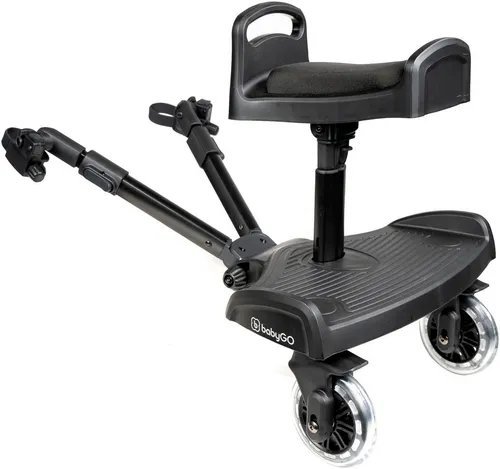 Produktbild BabyGo Buggyboard WeGO mit Sitz schwarz