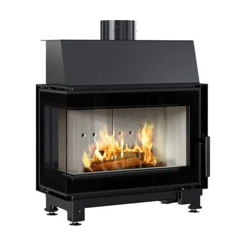 KRATKI Kaminofeneinsatz SIMPLE mit seitlicher Verglasung von Kratki