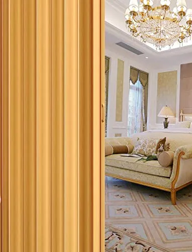 Falttür Kunststoff PVC 82x203cm in braun von Casiloo