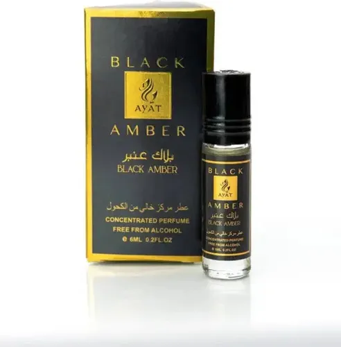 Black Amber 6ml Unisex Parfümöl – Ayat Perfumes – Alkoholfrei