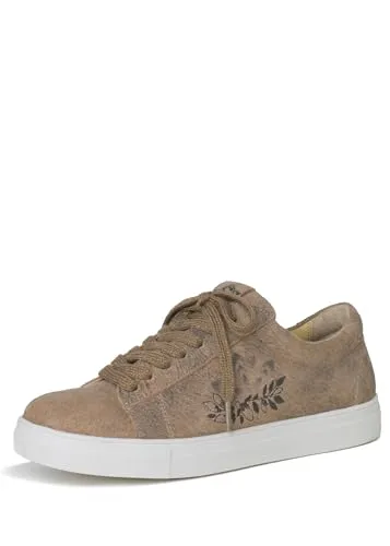 Spieth & Wensky Femmy Sneaker - Bequeme braune Sneakers in Größe 42 - Sneaker aus 100% Ziegenleder, hautfreundliche und waschbare Innensohle, ideal für den Alltag und lässige Styles.