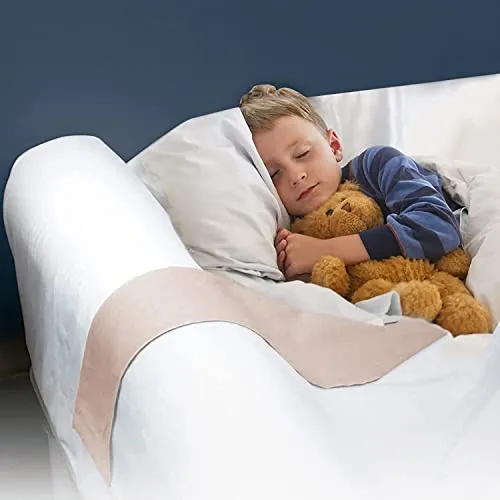 YIHATA Bettgitter Rausfallschutz, Bettschutzgitter für Kinder, für Baby Ältere Erwachsene Sicherheit von Bettkantenschutz mit Wasserfestem rutschfeste und Maschinenwaschbarem Bezug - 2 Stück