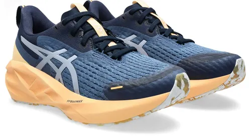 Asics NOVABLAST 5 LITE-SHOW Laufschuh mit Reflektoren - Leichte Laufschuhe für Damen von Asics mit atmungsaktivem Obermaterial und rutschfester Gummisohle. Ideal für Jogging und Aktivitäten im Freien, bieten sie optimalen Halt und Flexibilität.