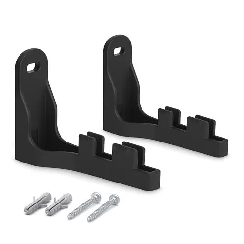 Folientechnik Bayer Wandhalterung für AVM FritzBox 5690 Pro – Passgenaue Router Halterung, stabil & kabelfreundlich, Wandmontage, UV-beständig, inkl. Schrauben & Dübel (Schwarz)