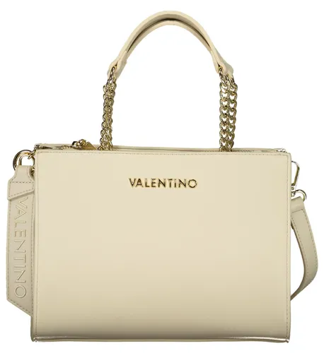 Valentino Hira Handtasche 25 cm beige – Stilvolle Damenhandtasche - Elegante Valentino Hira Handtasche mit drei Fächern und Magnetverschluss. Aus robustem Material gefertigt, bietet sie Ordnung und Anpassungsfähigkeit dank abnehmbarem Umhängeriemen. Perfekte Ergänzung für jedes Outfit.
