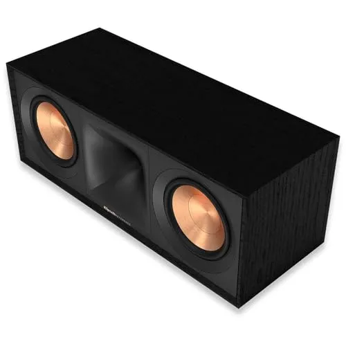 Klipsch R-50C - 5,25 Zoll Mittelkanal-Lautsprecher, exzellente Klangqualität mit minimaler Verzerrung und versteckten Befestigungen