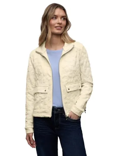 STREET ONE Damen Kurzjacke, Gr. 38, soft beige in beige von Street One
