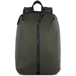 Bugatti Rucksack Blanc Backpack - Olive - Laptop-Rucksack mit gepolstertem Laptopfach für bis zu 16 Zoll, verstellbaren Schulterriemen und Trolleyhalterung – ideal für Business und Alltag!