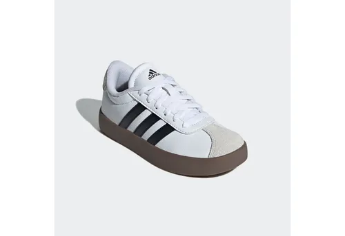 adidas VL COURT 3.0 K Kinder Sneaker in beige von adidas