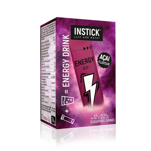 INSTICK Energy Açai für 12 x 0,25 L