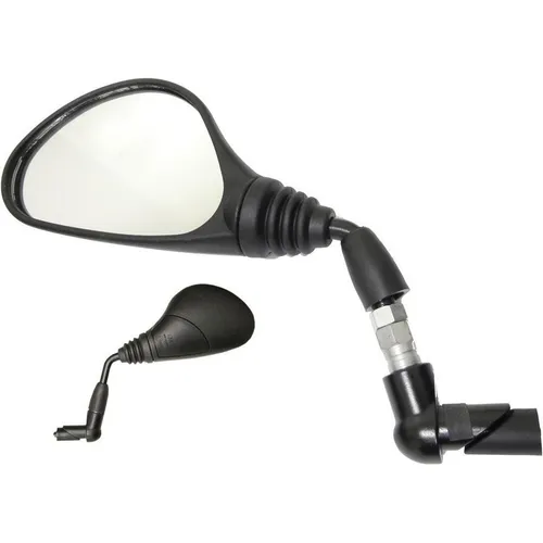 Busch & Müller Fahrradspiegel für E-Bike 913/801VLME-3 - Fahrradspiegel für E-Bike, links montierbar, für Rohre von 14,5-15,5mm, bietet optimale Sicht und Sicherheit im Straßenverkehr.