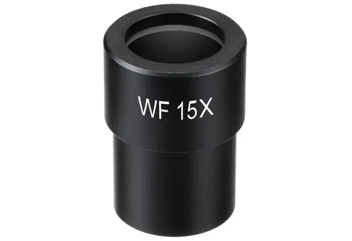 Bresser Weitfeld-Okular 15x - 5942115 - Teleskopokulare: Dieses 15x Plan-Okular bietet ein geebnetes Bildfeld mit hoher Bildqualität und Randschärfe, ideal für präzise mikroskopische Beobachtungen.