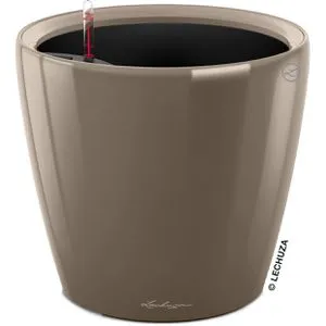 Lechuza Übertopf CLASSICO LS 50 taupe hochglanz von Lechuza