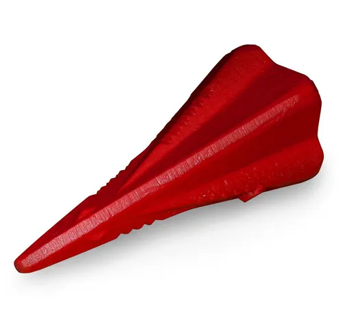 Deuba Holzspalter, Spaltkeil aus Carbon-Stahl 1,6kg 7,5cm Keil Spaltgranate Holzspaltkeil